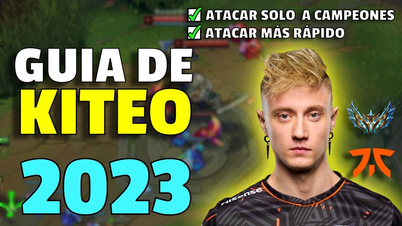 🔥 COMO KITEAR EN LEAGUE OF LEGENDS 2024 | GUIA DE KITEO y  COMO ATACAR SOLO A CAMPEONES EN LOL ✅