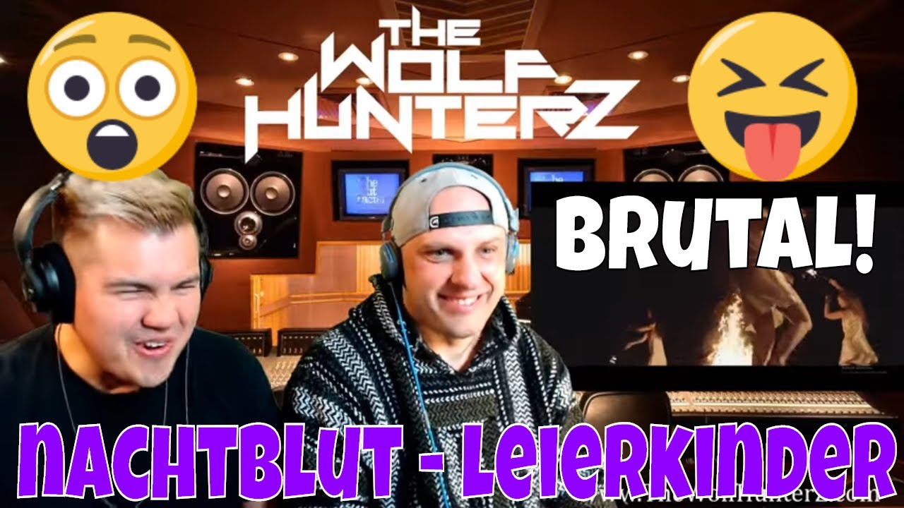 NACHTBLUT - Leierkinder (Official Video)  Napalm Records | THE WOLF HUNTERZ Jon and Travis Reaction