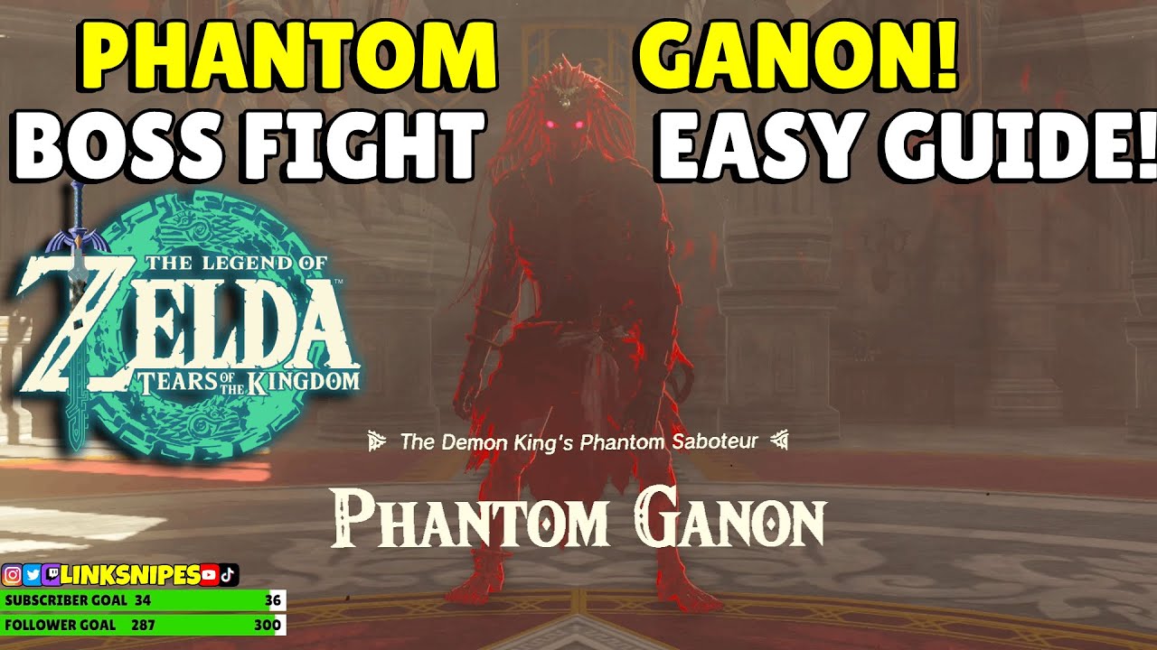 Zelda Tears Of The Kingdom | Phantom Ganon Boss Fight Guide | EASY | No Commentary!