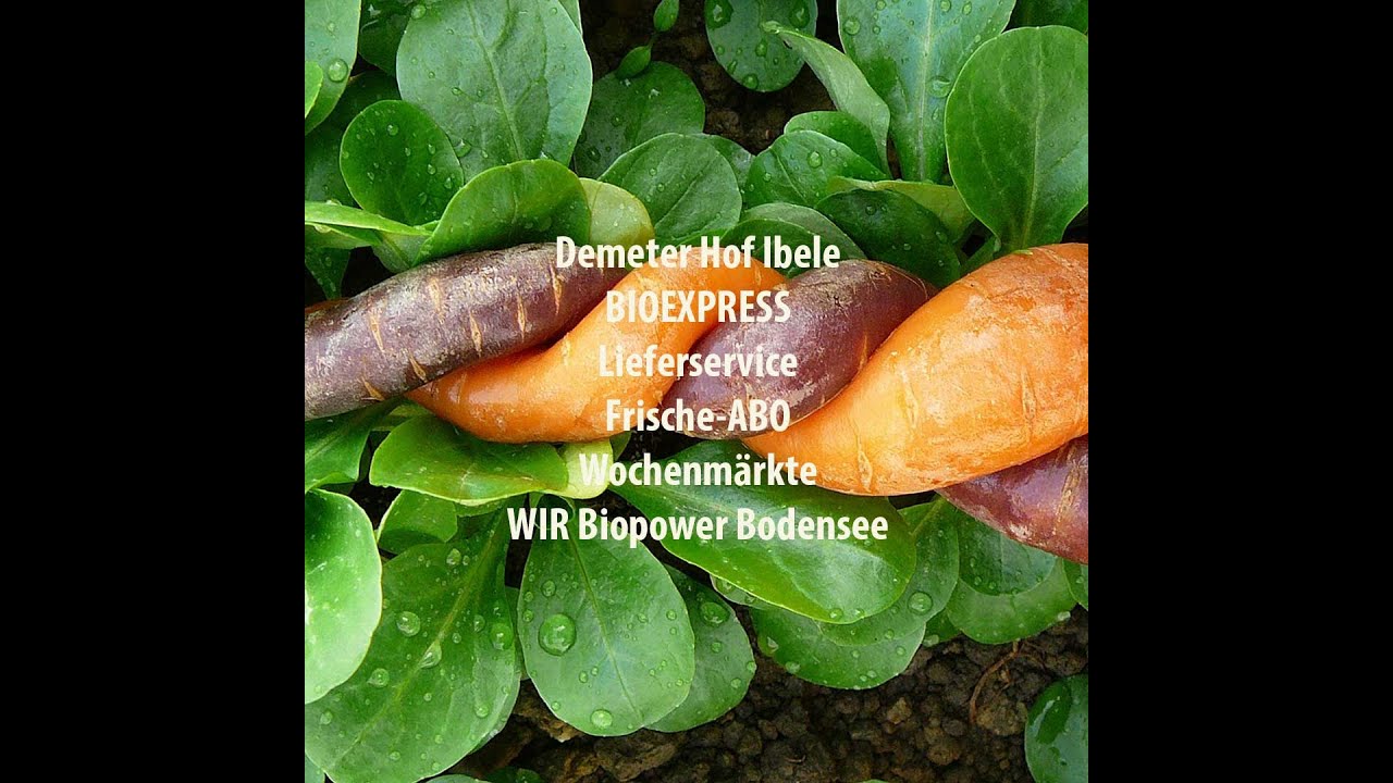 Direktvermarktung Wochenm&auml;rkte Lieferservice BioExpress vom Demeterhof Ibele.