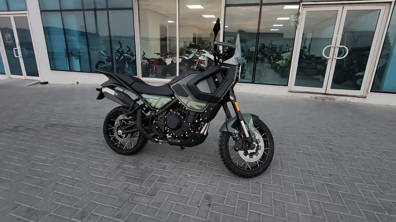 New Brixton Storr 500 Engine Muscular Sound Light Weight Adventure Bike  #adventurebike #moto#dubai
