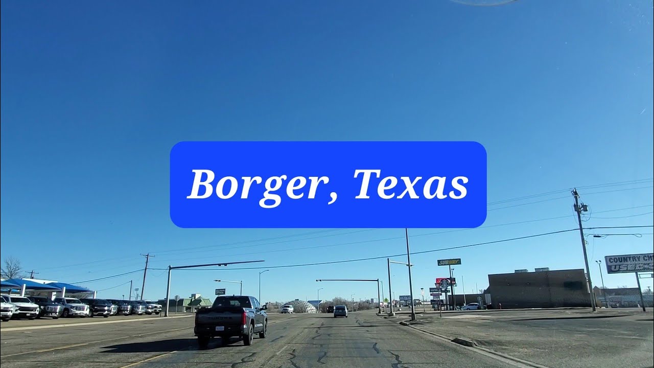 Borger, Texas, 79007-79008 | Main Street | Driving Tour and Exploring