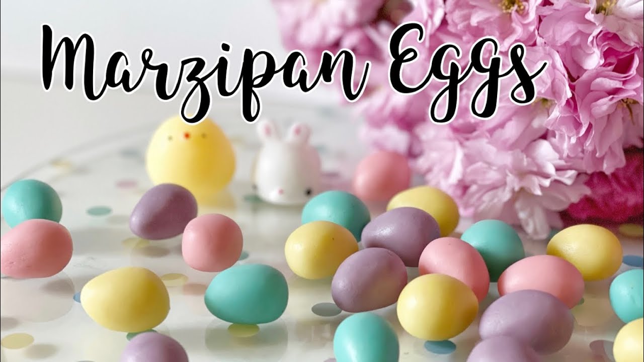 Marzipan Eggs | Mini Easter eggs | Easy Marzipan Recipe
