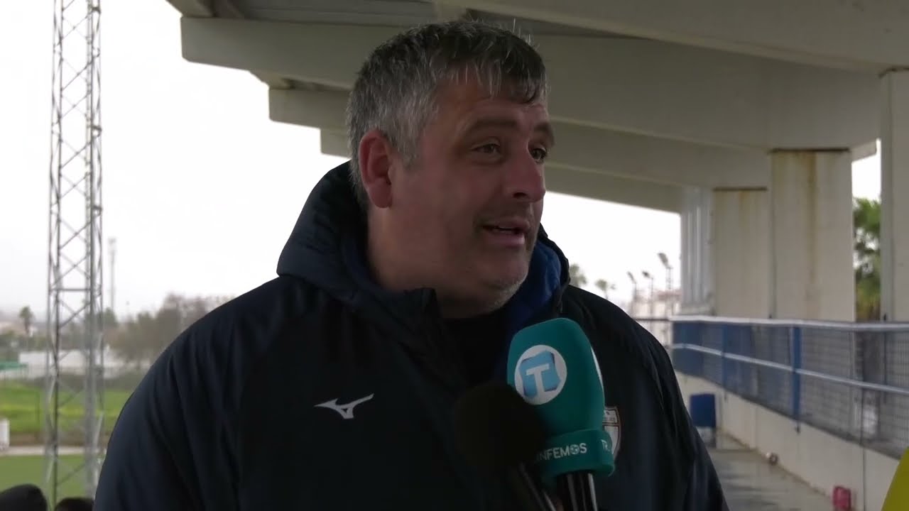 Alberto Fernández. Entrenador del CD Pozoblanco. Post partido
