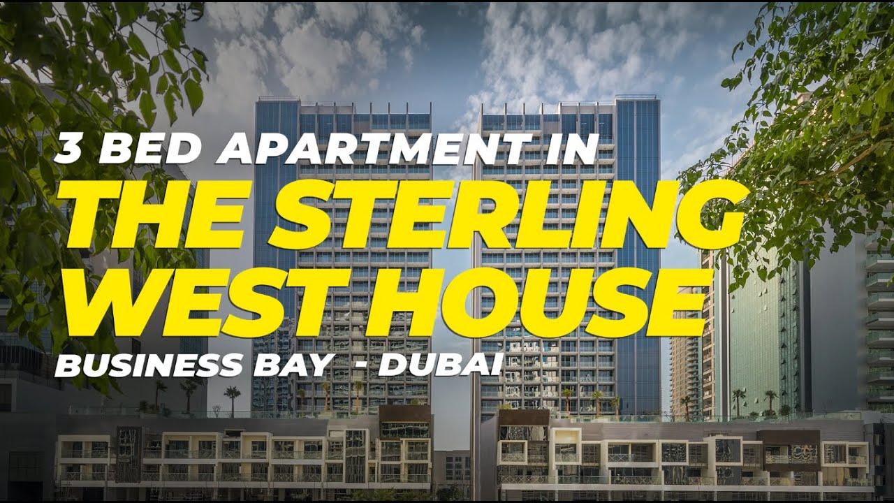 Amazing 3 Bed Apartment in The Sterling West House - Business Bay - Dubai