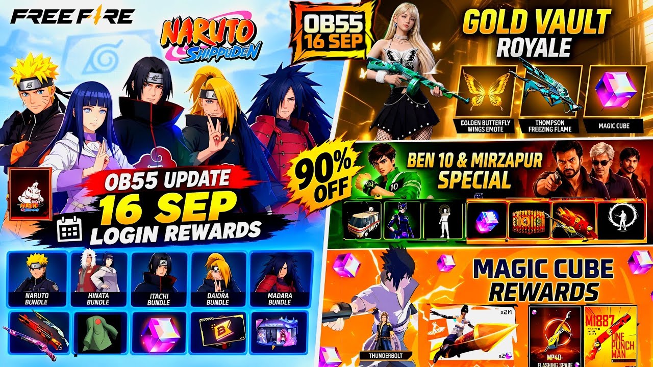 Tomorrow Ob55 Update + Login Reward😍| Upcoming Events In Free Fire |Free Fire New Event|FF New Event