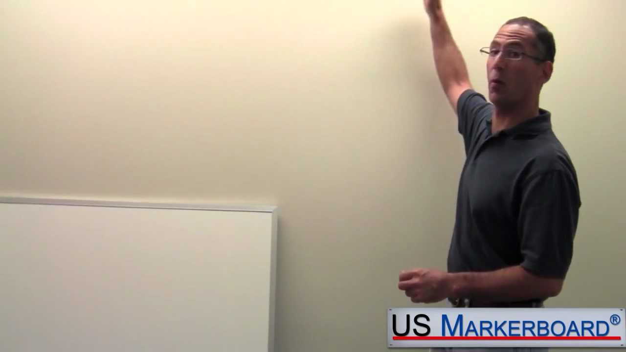 How to Install a Whiteboard - US Markerboard