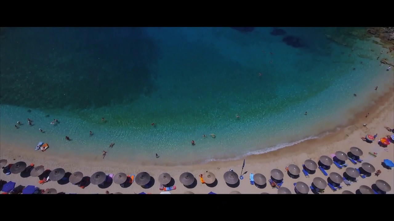 Sarakiniko Beach | Aerial view | 4K
