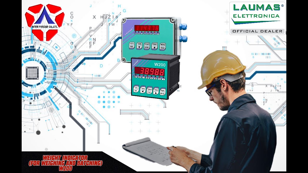 LAUMAS : WEIGHT INDICATOR for weighing and batching W200