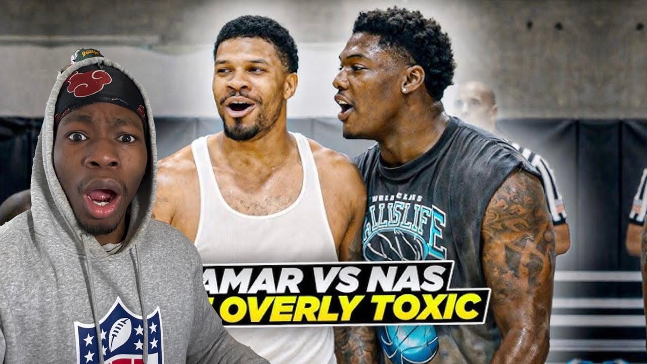 THE MOST DISRESPECTFUL 3v3 GAME!!! Gameboylouis reacts to Nas vs Lamar Peters 3v3 Basketball Game