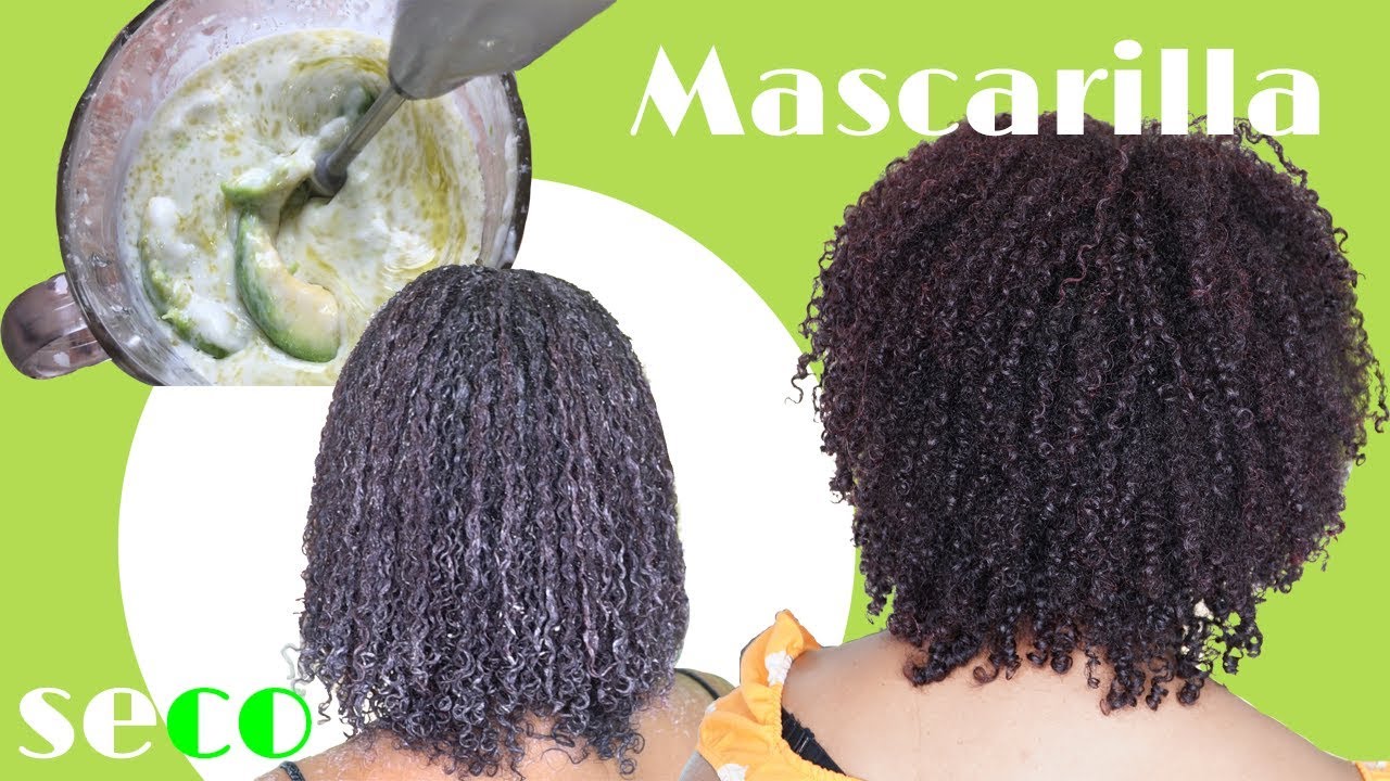 Mascarilla hidratante para el cabello rizado - si tienes el pelo afro seco , quebradizo, sin brillo