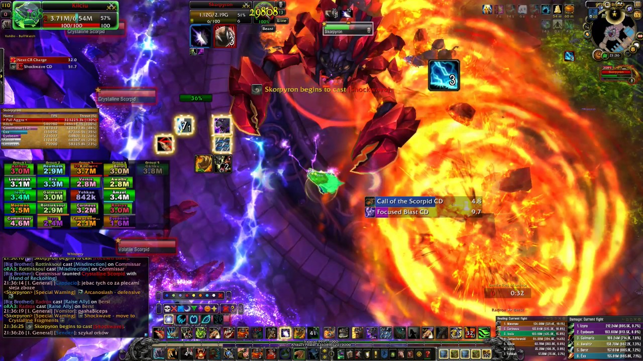 Invictum vs. Skorpyron Mythic - guardian pov