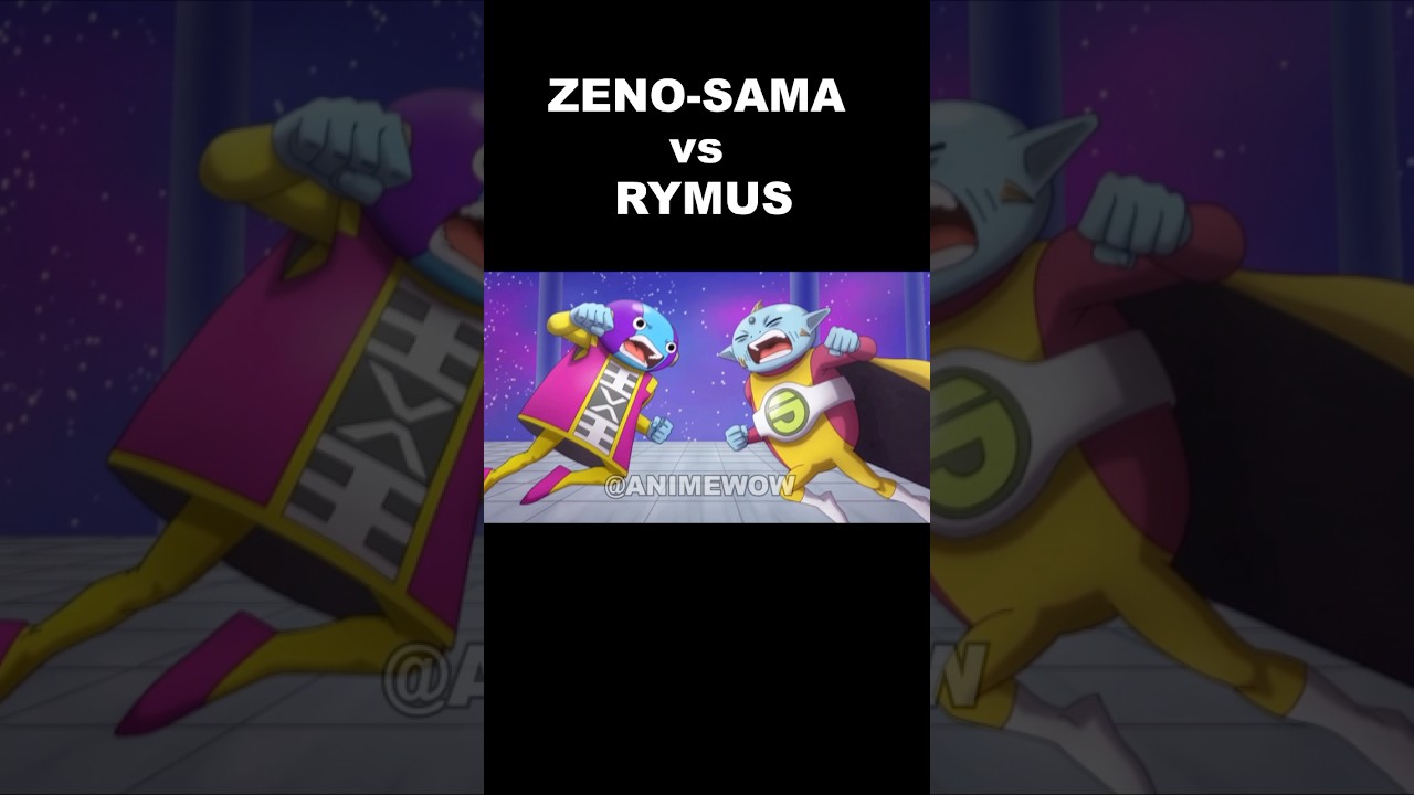 Zeno-Sama vs Rymus Fan Animation #ZenoSama #Rymus #DragonBall #AnimeWow