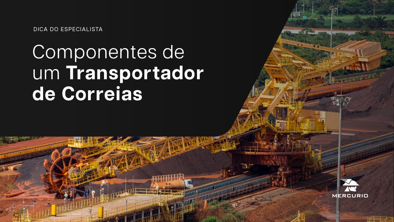 [PT] Conheça os componentes de transportador de correias | Correias Mercúrio