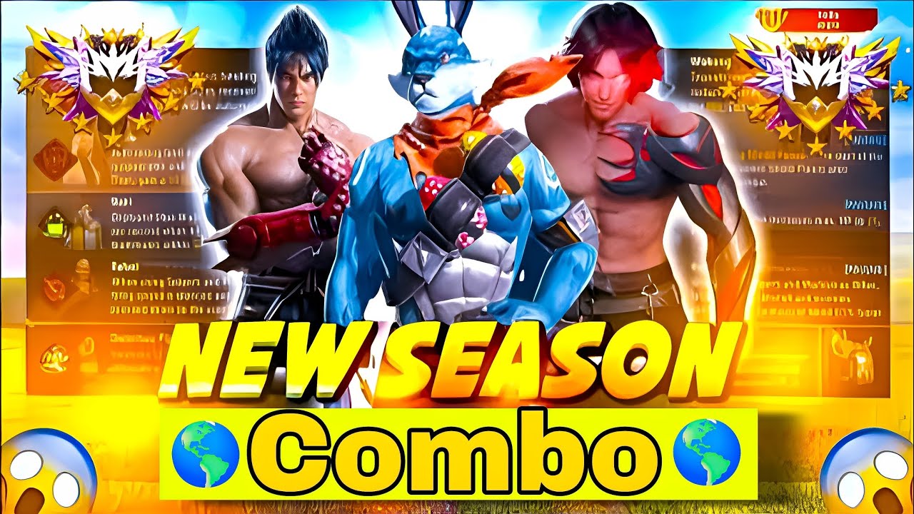 FREE FIRE BEST CHARACTER COMBINATION 2024! (META TEAM) Secret OP Skills for Rank Push 🔥