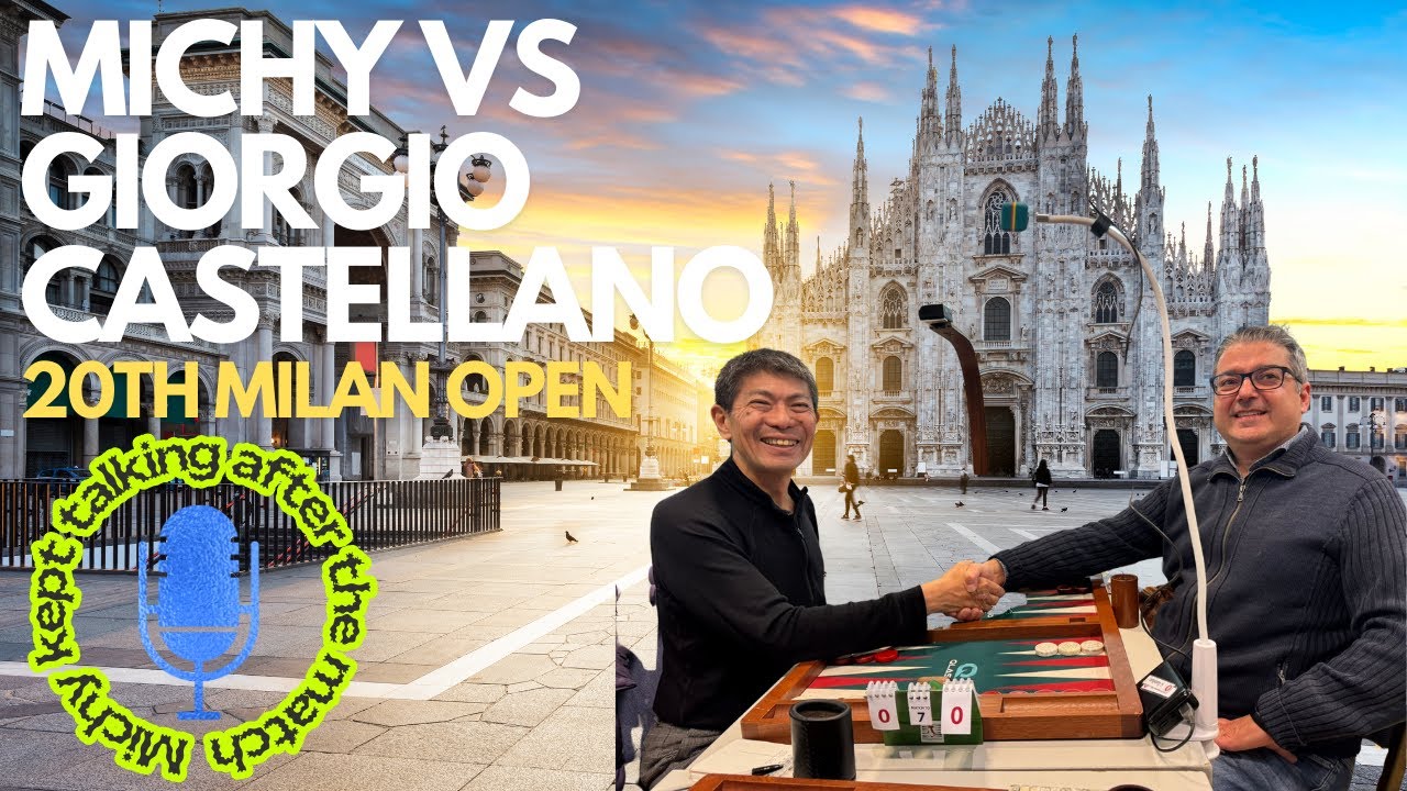Backgammon, Michy vs Giorgio Castellano