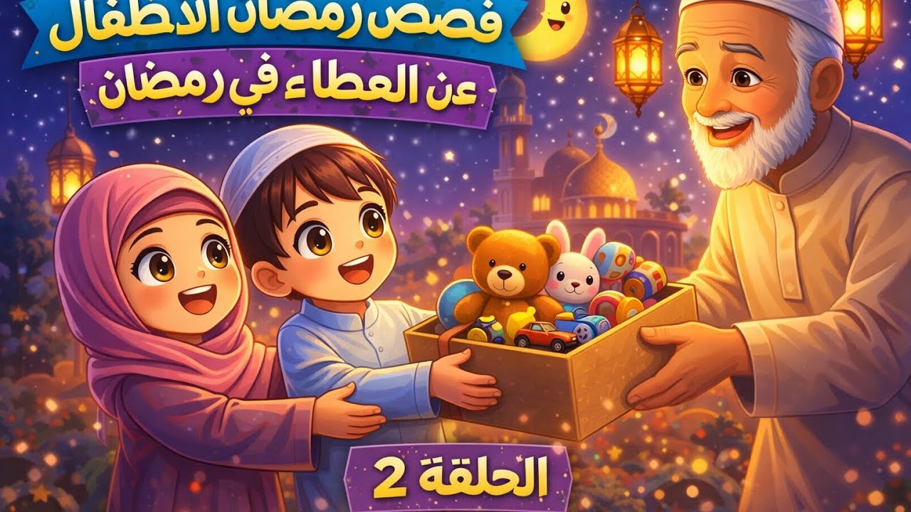 قصص أطفال رمضانية | قصة تعليمية عن الصدقة والصبر للأطفال – الحلقة 2