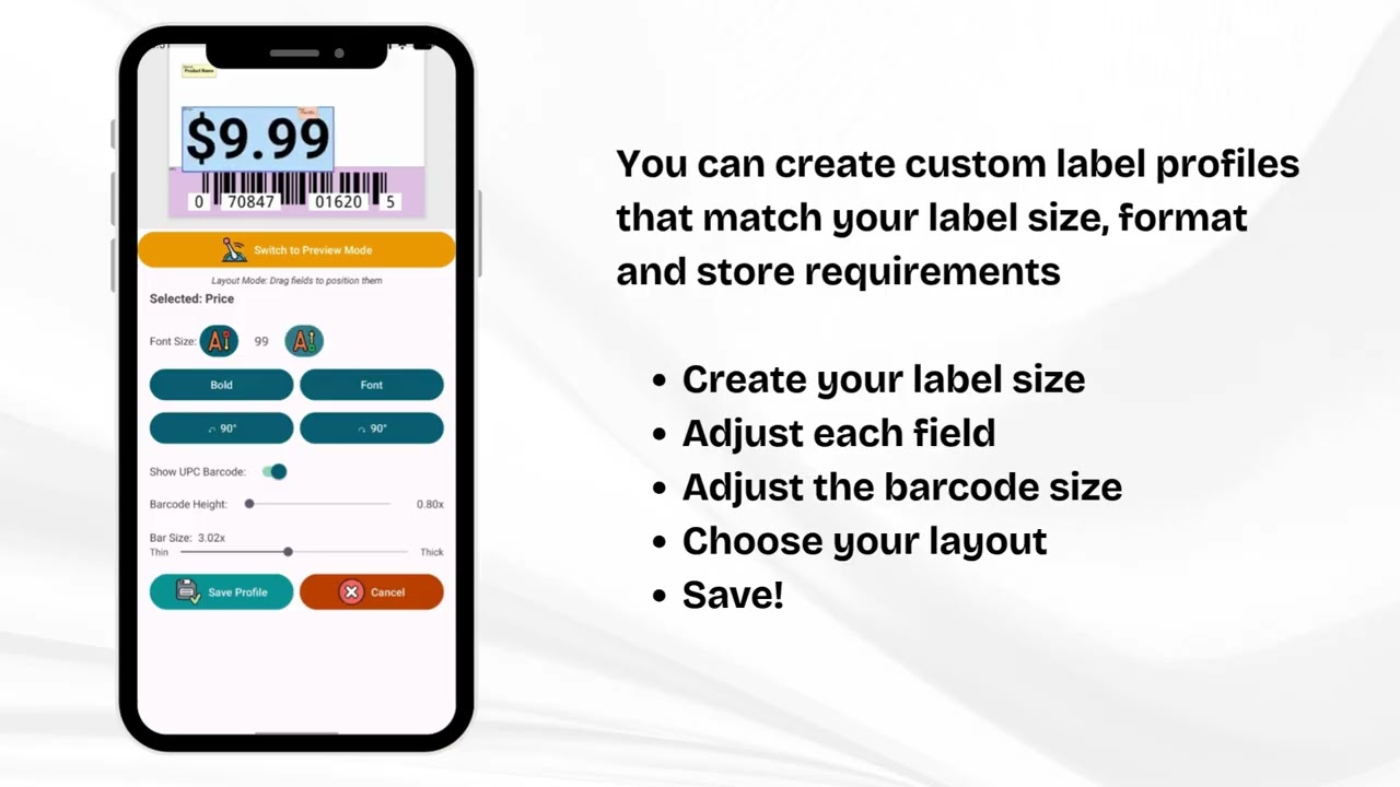 How to Print Barcode Shelf Price Labels from Your Price Book &mdash; C-Store App Demo | Gavid Development