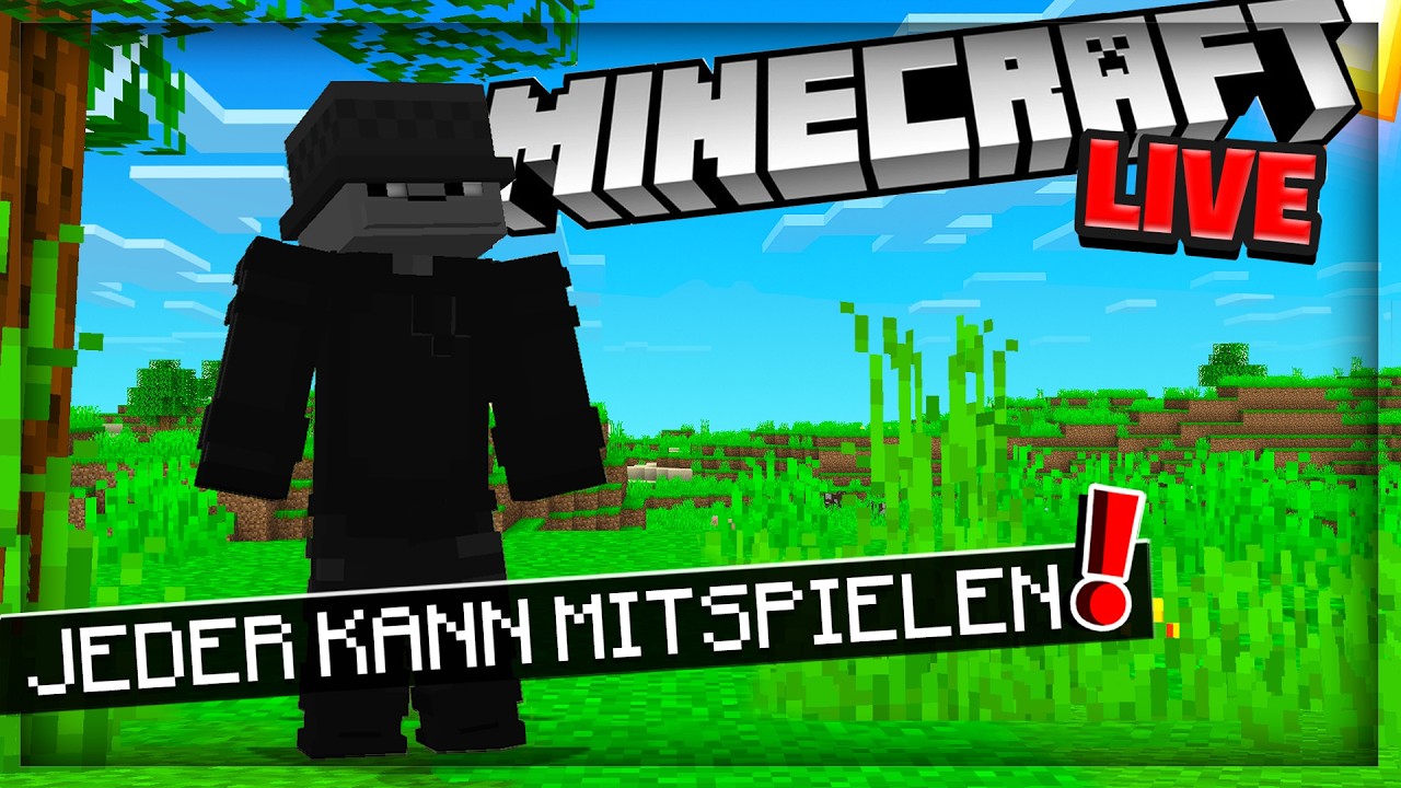 🔴 Jeder kann mitspielen 🔴 | Minecraft Live Deutsch | Handcam