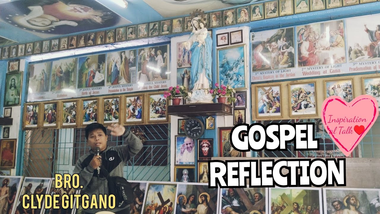 Gospel reflection ♥️😊that can inspire you 