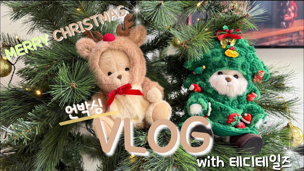 테디테일즈 언박싱🎁🧸| 크리스마스 선물로 딱이잖아🎄| 인형계의 명품?!