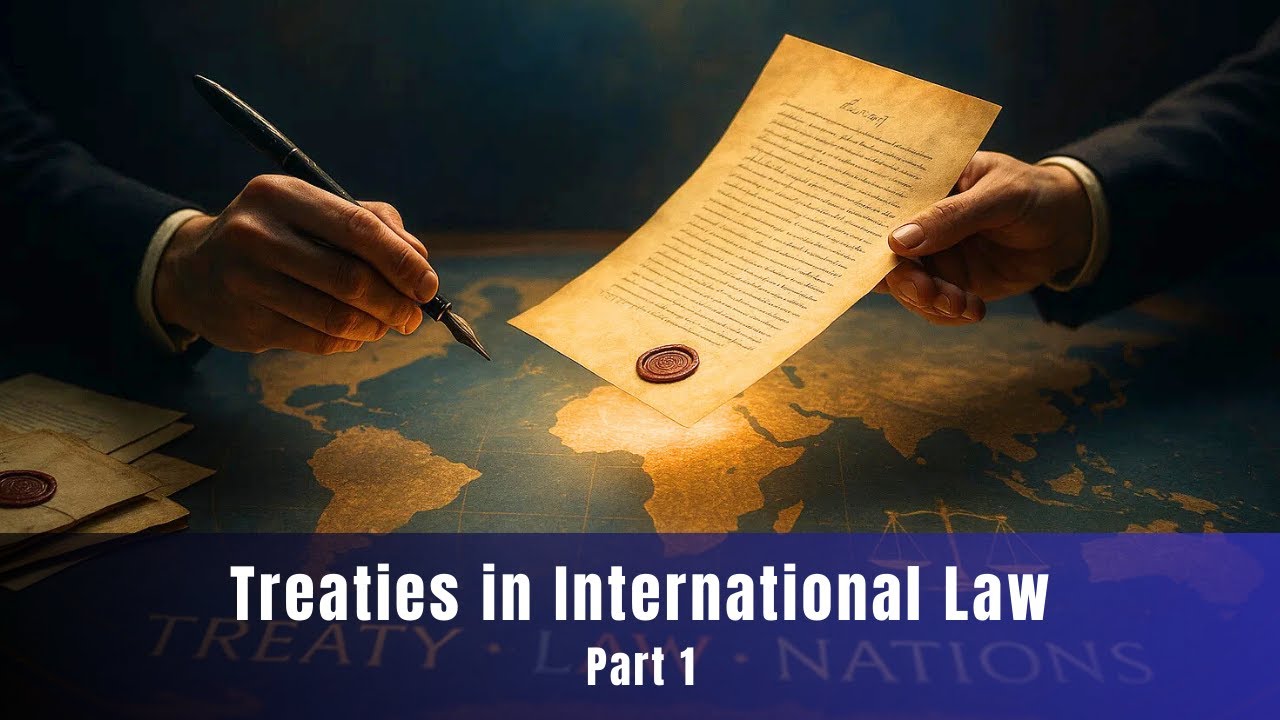 Treaties in International Law (Part 1) | meaning! | IntlLaw Academy's lectures with Professor Walter