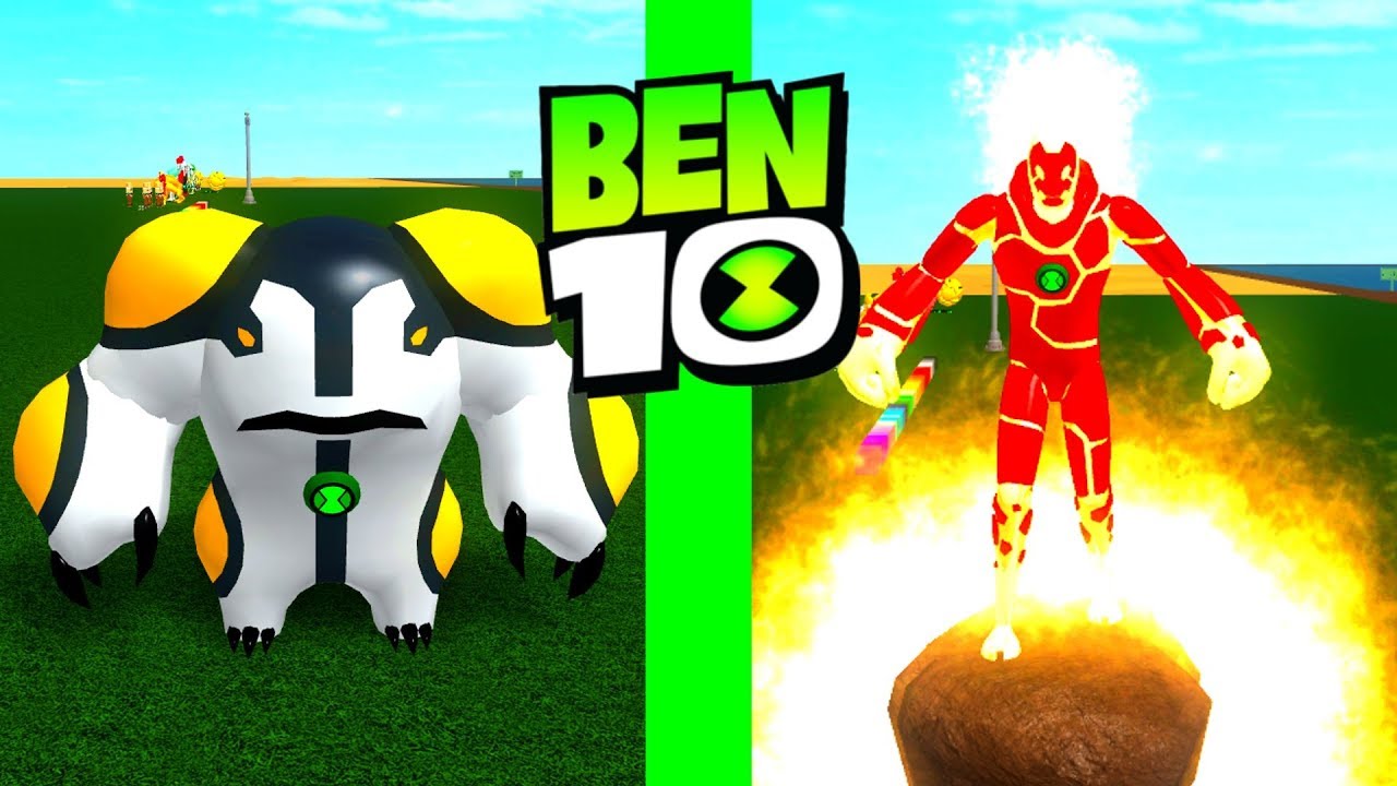 Ben 10 Cannonbolt Awesome Abilities! + Heatblast NEW Ability Ben 10 Arrival of Aliens REMAKE Roblox