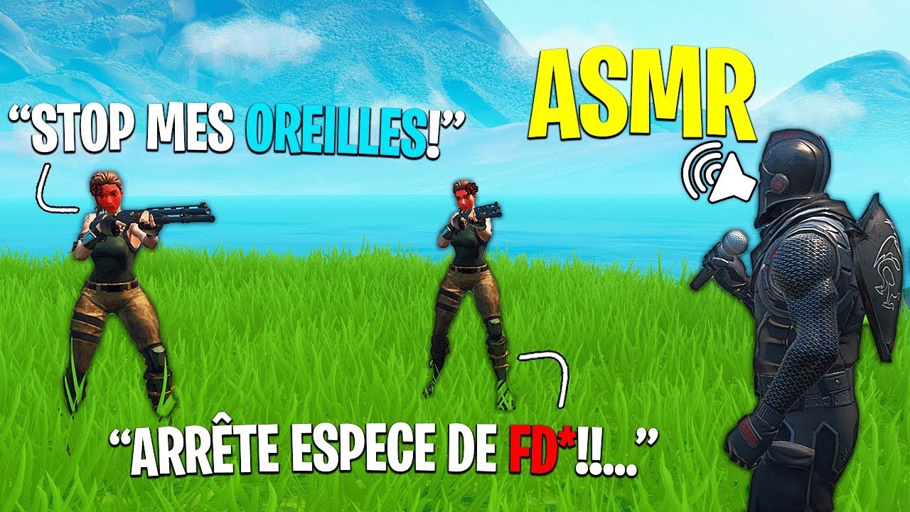 Je fait RAGER ces 2 NOOBS en les relaxant avec de  l'ASMR, ils ragent et pètent un câble...