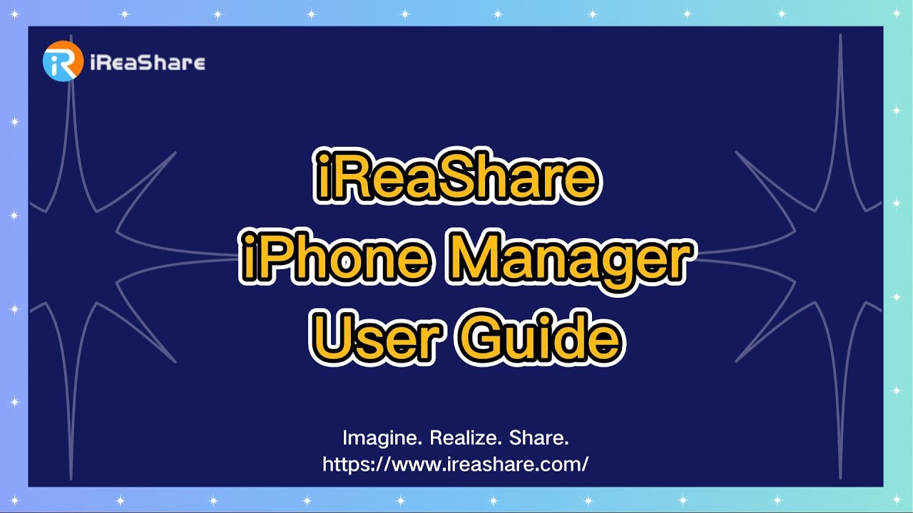 iReaShare iPhone Manager: Transfer and Manage iOS Data