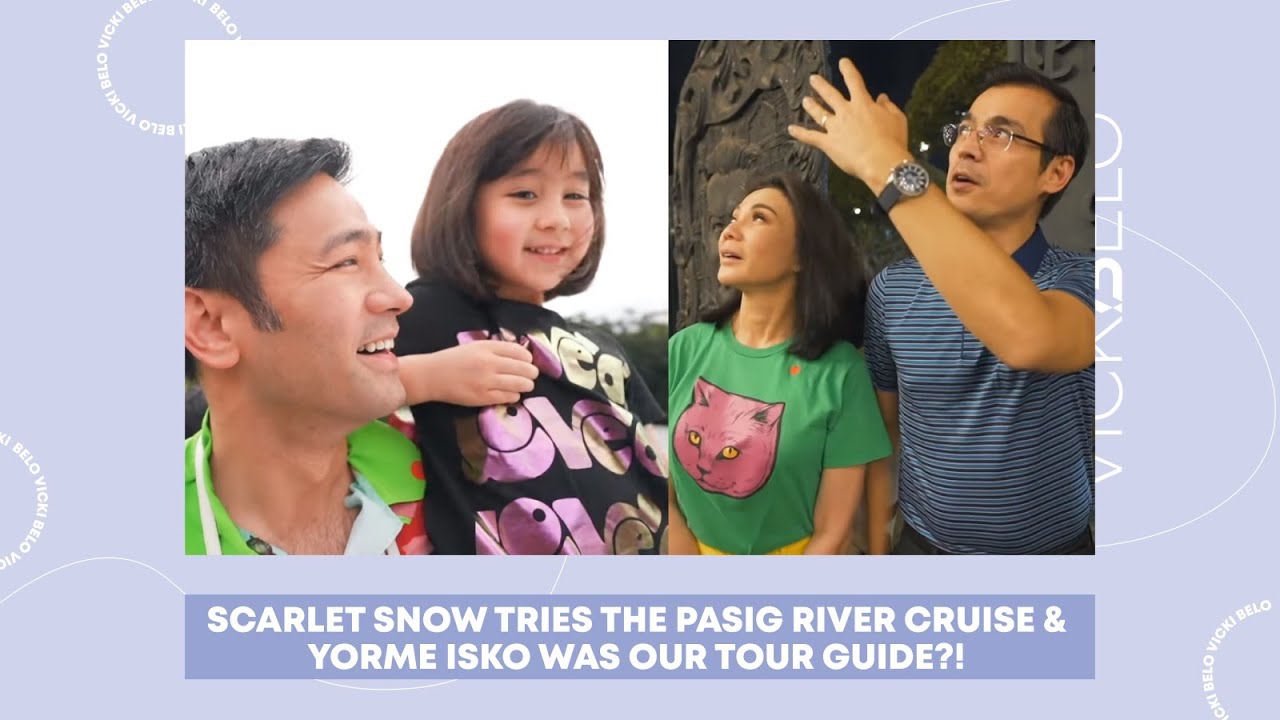 SCARLET SNOW TRIES THE PASIG RIVER CRUISE & YORME ISKO WAS OUR TOUR GUIDE?! | Vicki Belo Vlog