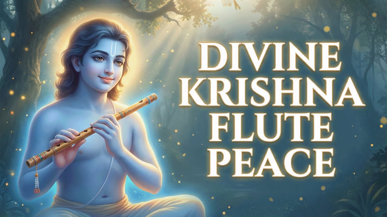 Krishna Flute Music Story | Deep Relaxation & Peaceful Bansuri