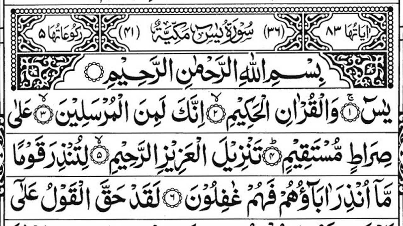 Surah Yasin Yaseen Full   سورۃ یس ☘️ Surah Yasin Full   Best Quran   Recitation   Episode 0017