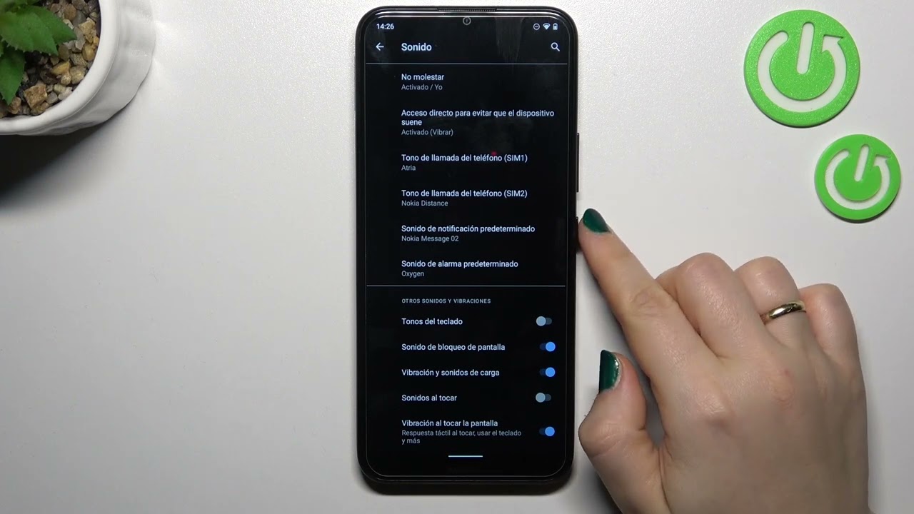 Cómo desactivar el sonido de teclado en NOKIA C21 Plus - silenciar los clics