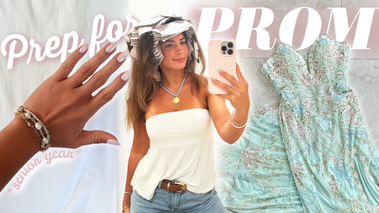 PREP FOR SENIOR PROM || hair, nails, tanning, pilates, etc!!