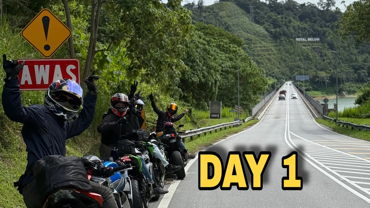 RIDE SEPARA SEMENANJUNG | DAY 1 | ZX10R GSXR750 Z800 NINJA650