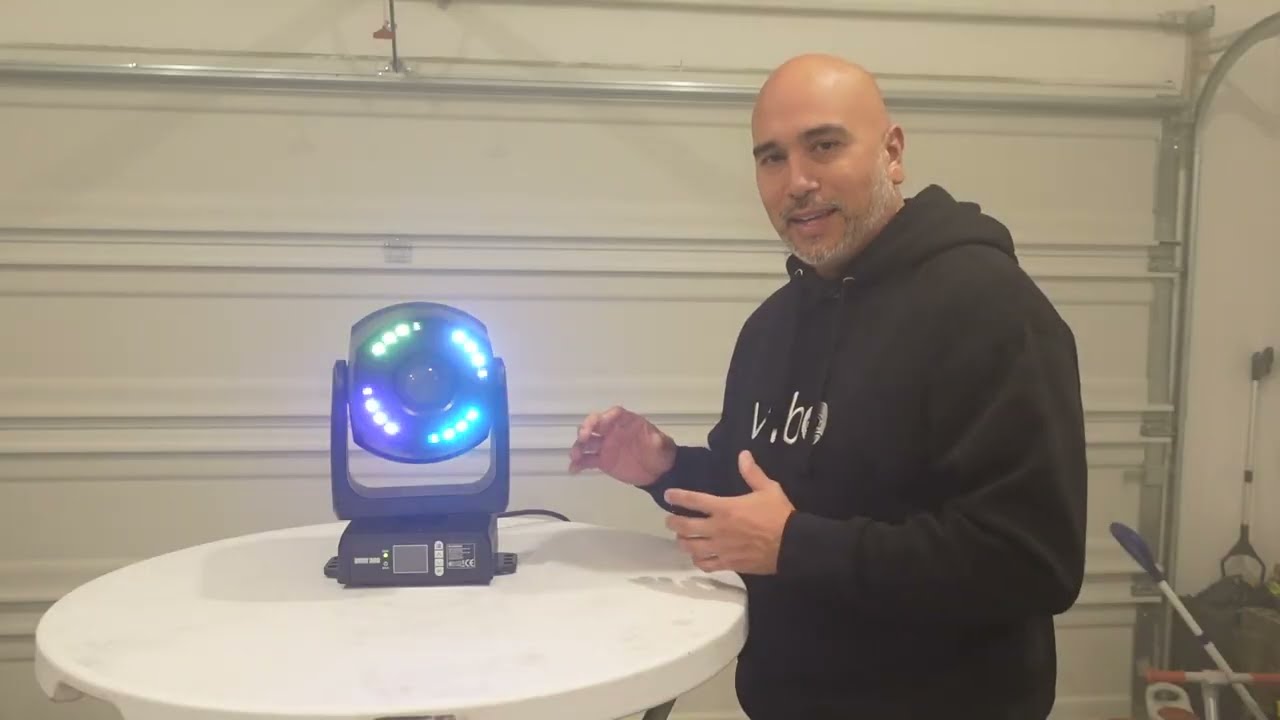 Beam & Wash in Motion! BSW200 Moving Head Light Review by @djdannybhtx