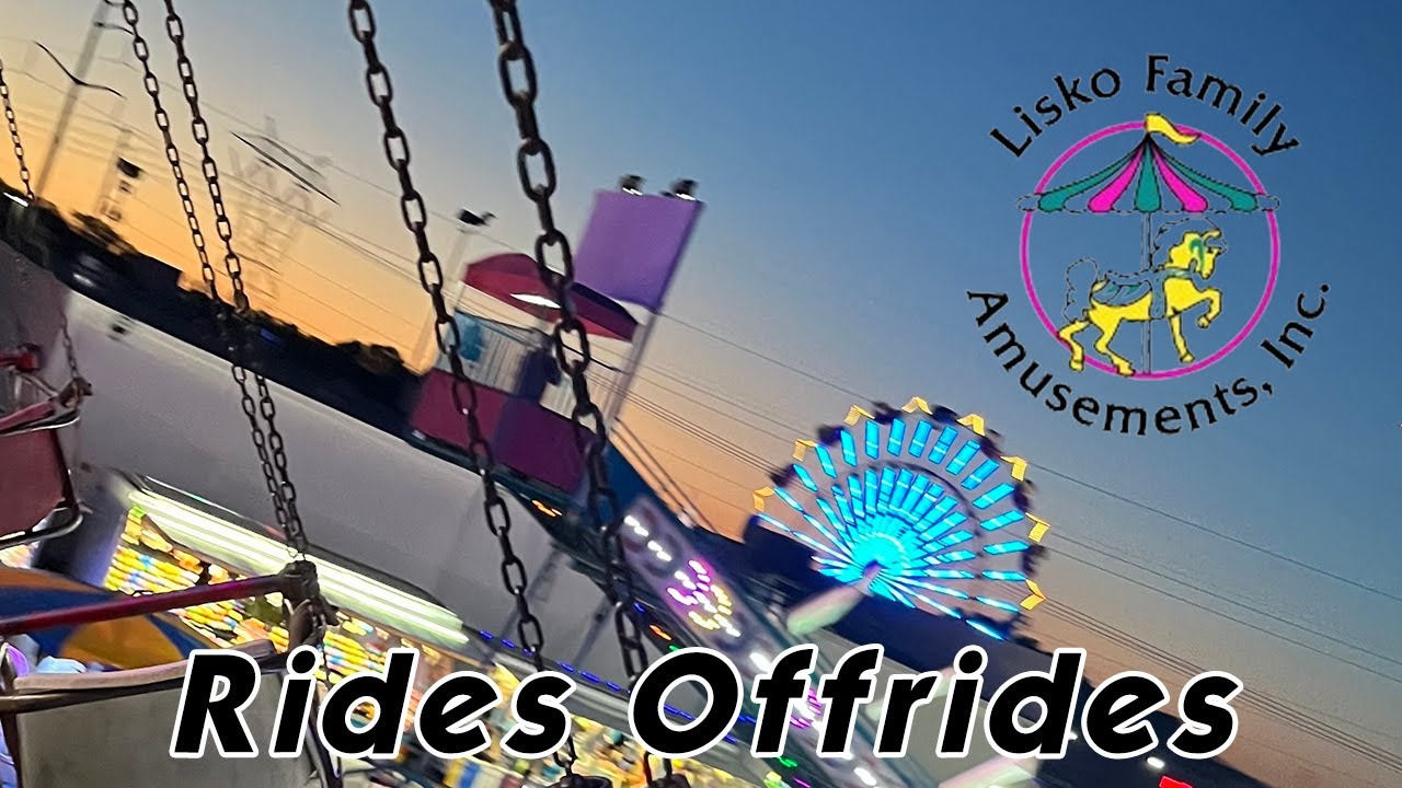 (4K) Lisko Family Amusement, Inc Rides Offrides