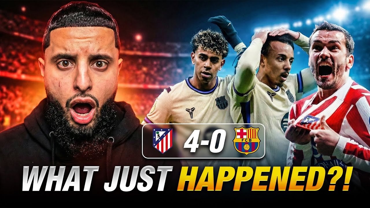 😱 Absolute DISASTER For Barcelona.. | Atletico 4-0 Barcelona Match Reaction