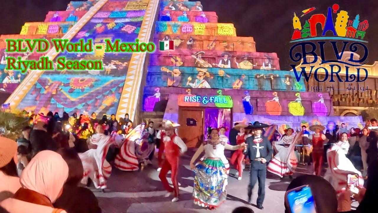 Mexican 🇲🇽 Cultural Dance Presentation in Boulevard World / Riyadh Season 2022
