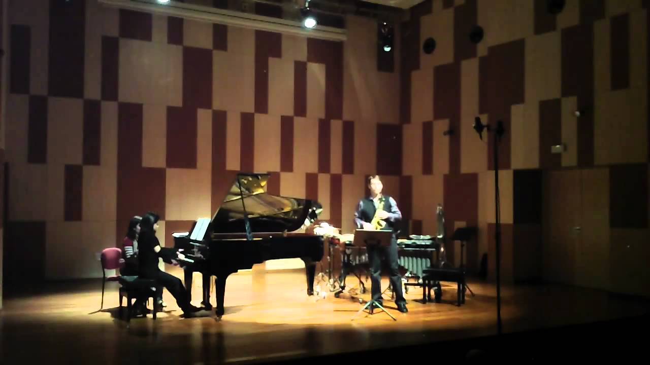 ADAGE ET ARABESQUE DE R. BERTHELOT (JOSE CARLOS LUJAN AL SAXO Y SILVIA GÓMEZ AL PIANO)
