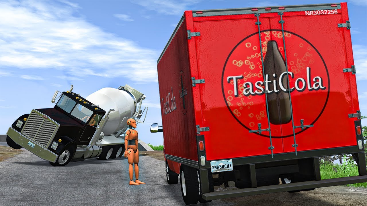 Tasti Cola Delivery Fails #2 - BeamNG DRIVE | SmashChan