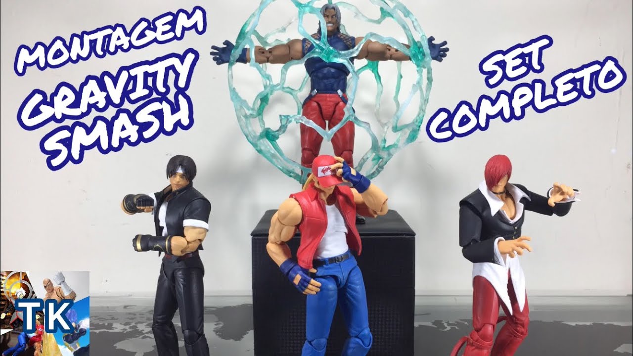 Storm Collectibles Set Completo KOF 98 UM e Montagem Gravity Smash / Thiago Kennedy
