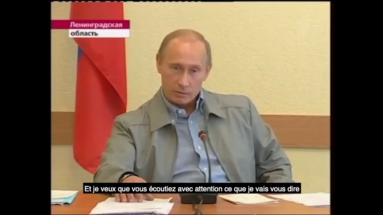Vladimir Poutine s'exprime sur le 