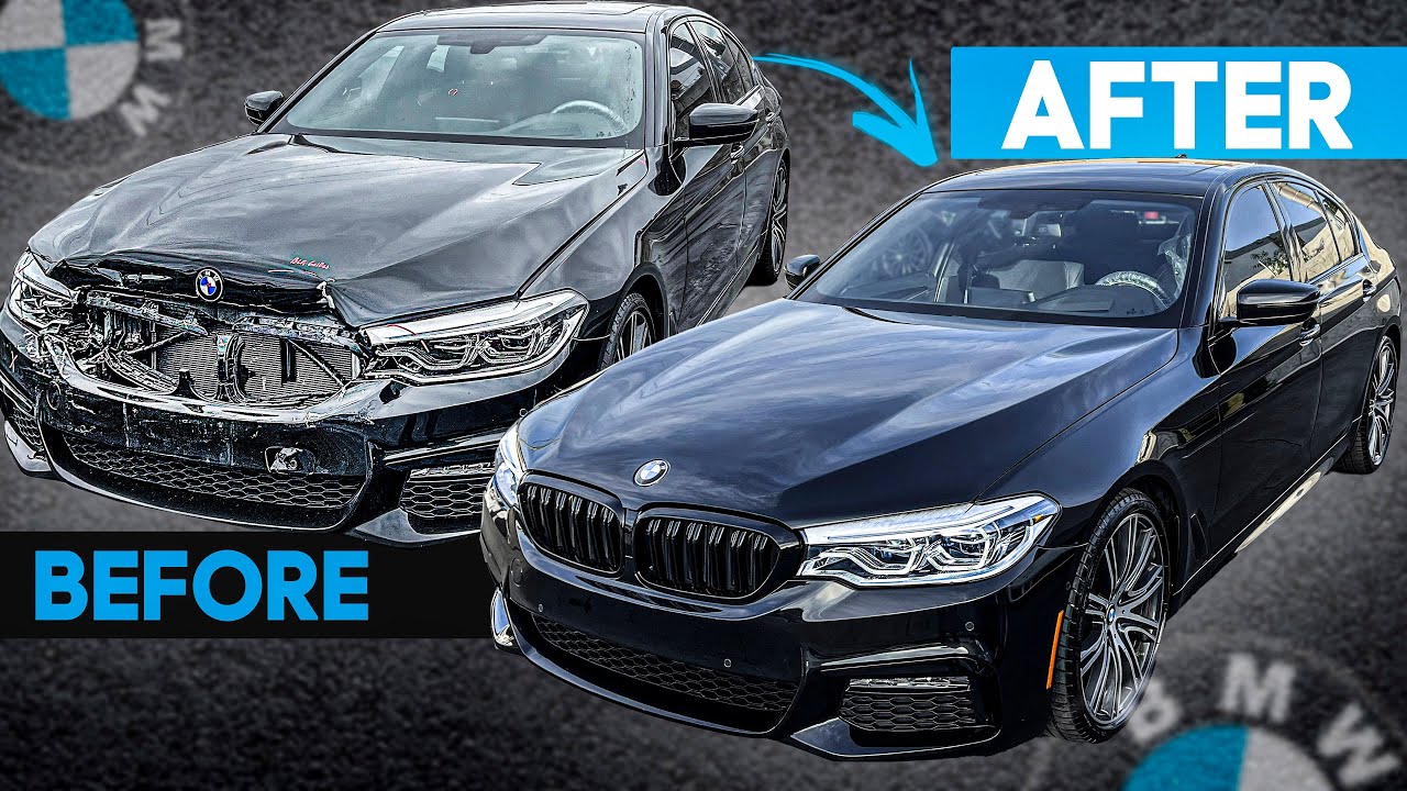 REBUILDING A CRASHED 2017 BMW 540I