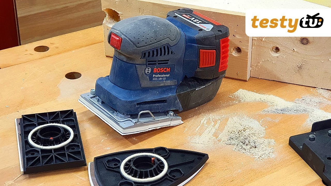 Bosch Professional: GSS 18V-10 Professional - akumulatorowa szlifierka oscylacyjna