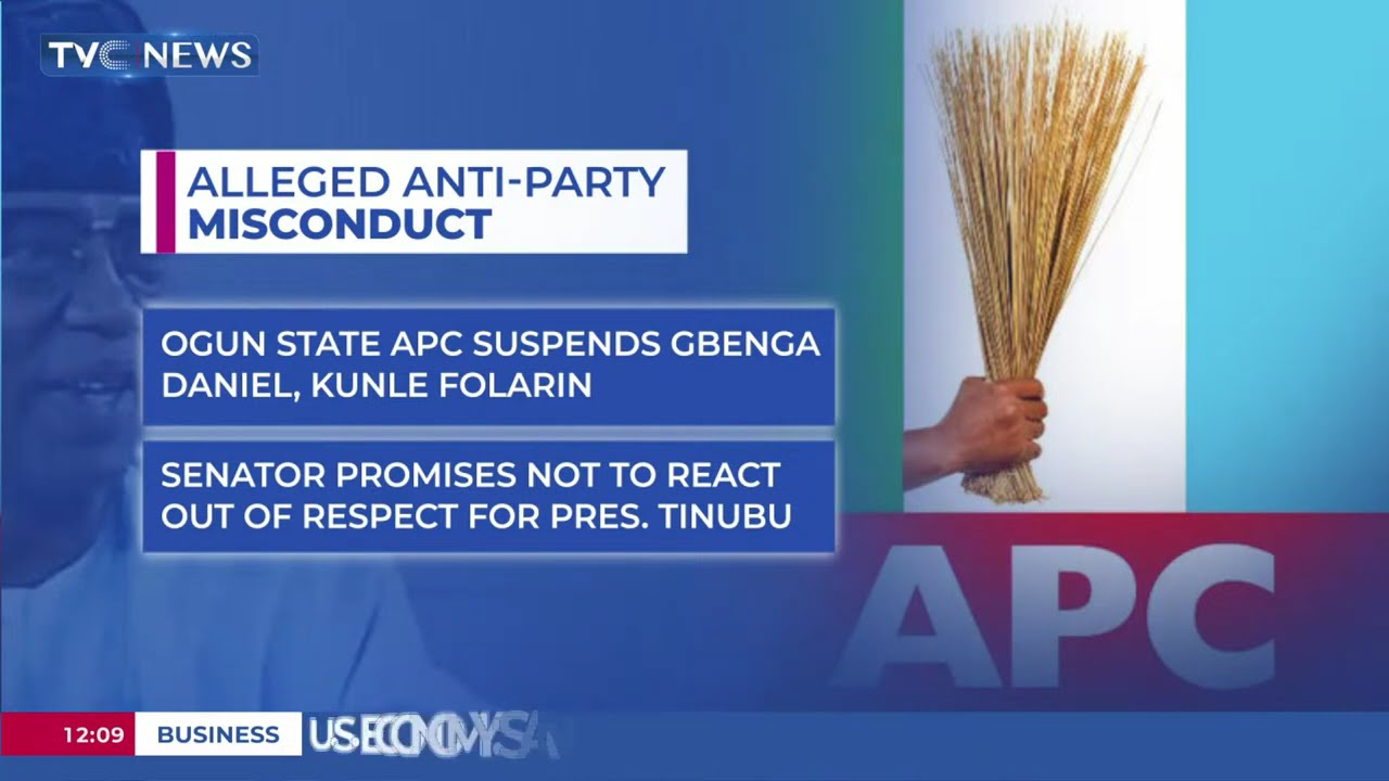 Ogun APC Suspends Gbenga Daniel, Kunle Folarin For Alleged Anti-Party Misconduct