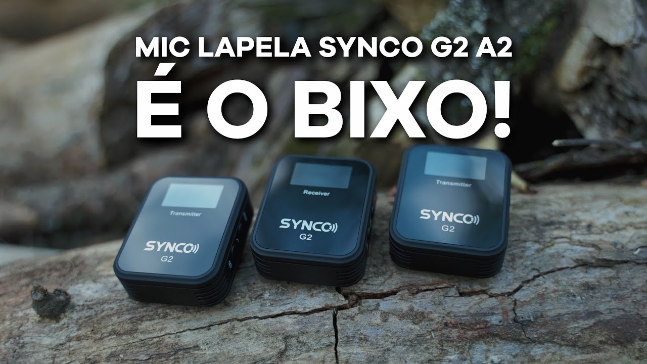 MIC LAPELA SEM FIO SYNCO G2 A2 É O BIXO! REVIEW