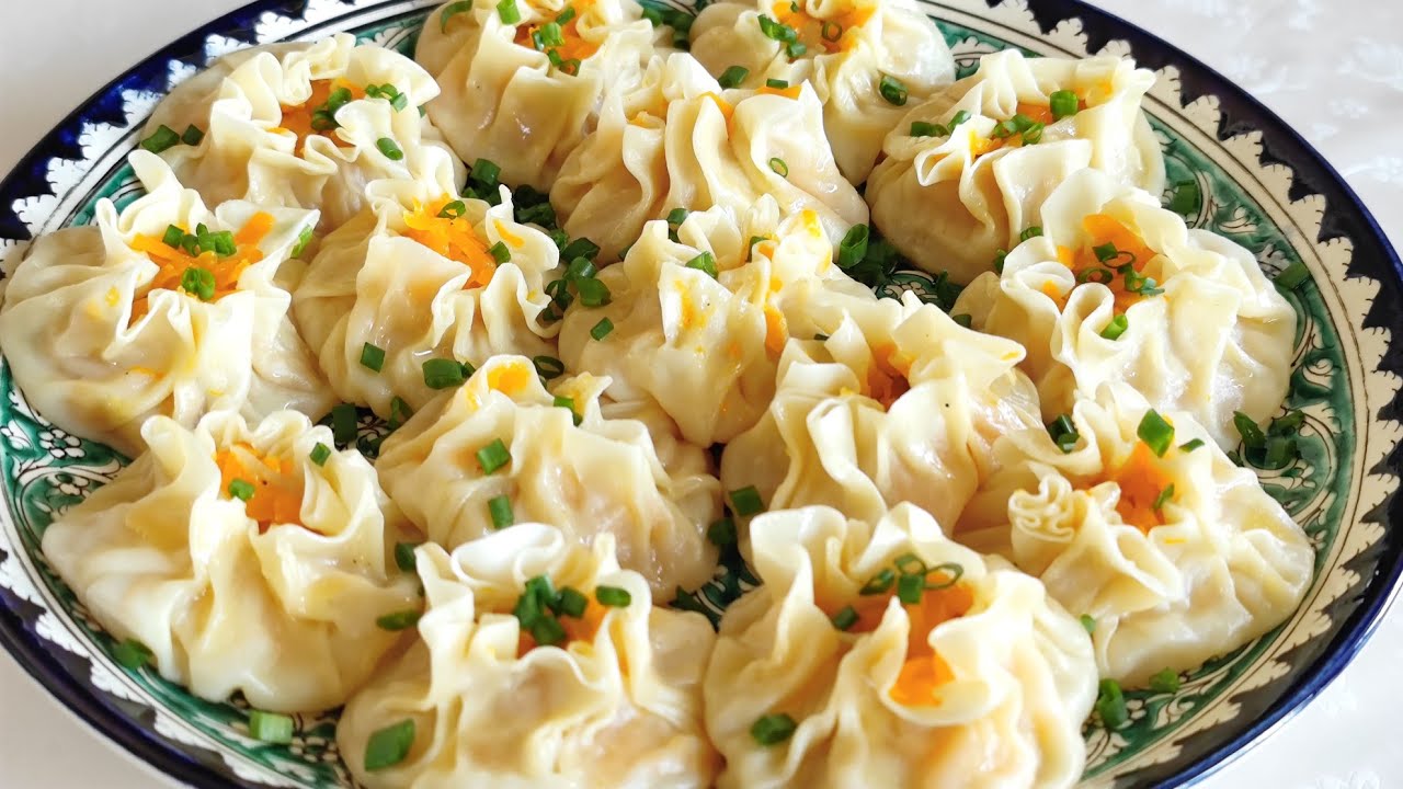 ОСЕННИЕ МАНТЫ С ТЫКВОЙ 🍅БЫСТРО БЕЗ ХЛОПОТЛИВОЙ ЛЕПКИ