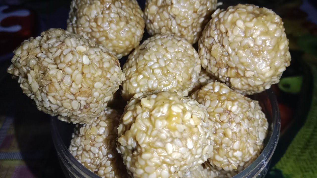 تل اور گڑ کے لڈو کیسے بنائیں/گڑ اور تل کے لڈو کے فوائد 