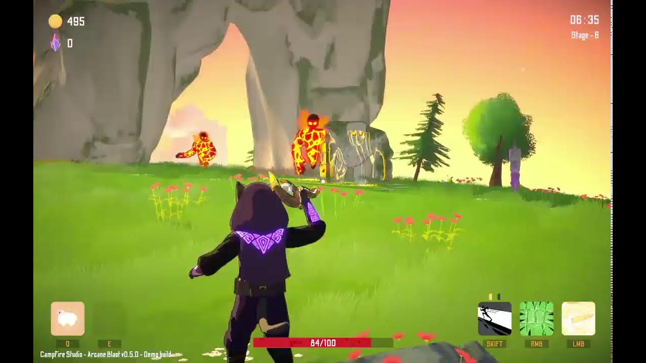 Lets play this spell casting roguelike - Arcane Blast Demo